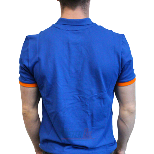 Gulf Polo Blauw Logo Borst M - 2