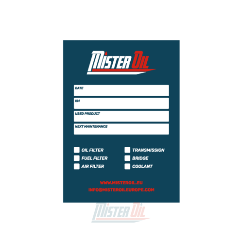 MisterOil Smeersticker